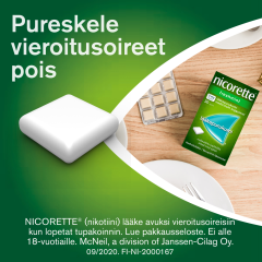 NICORETTE FRUITMINT lääkepurukumi 2 mg 30 fol