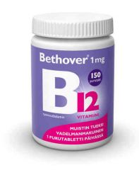 Bethover B12 1 mg Vadelma 150 TABL